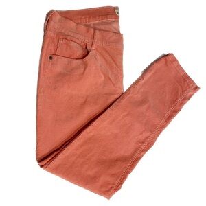 OLD NAVY ROCKSTAR Super Skinny High-rise Beach Party Pink Corduroy Size 16
